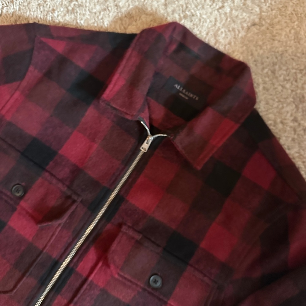 AllSaints Plaid Jacket